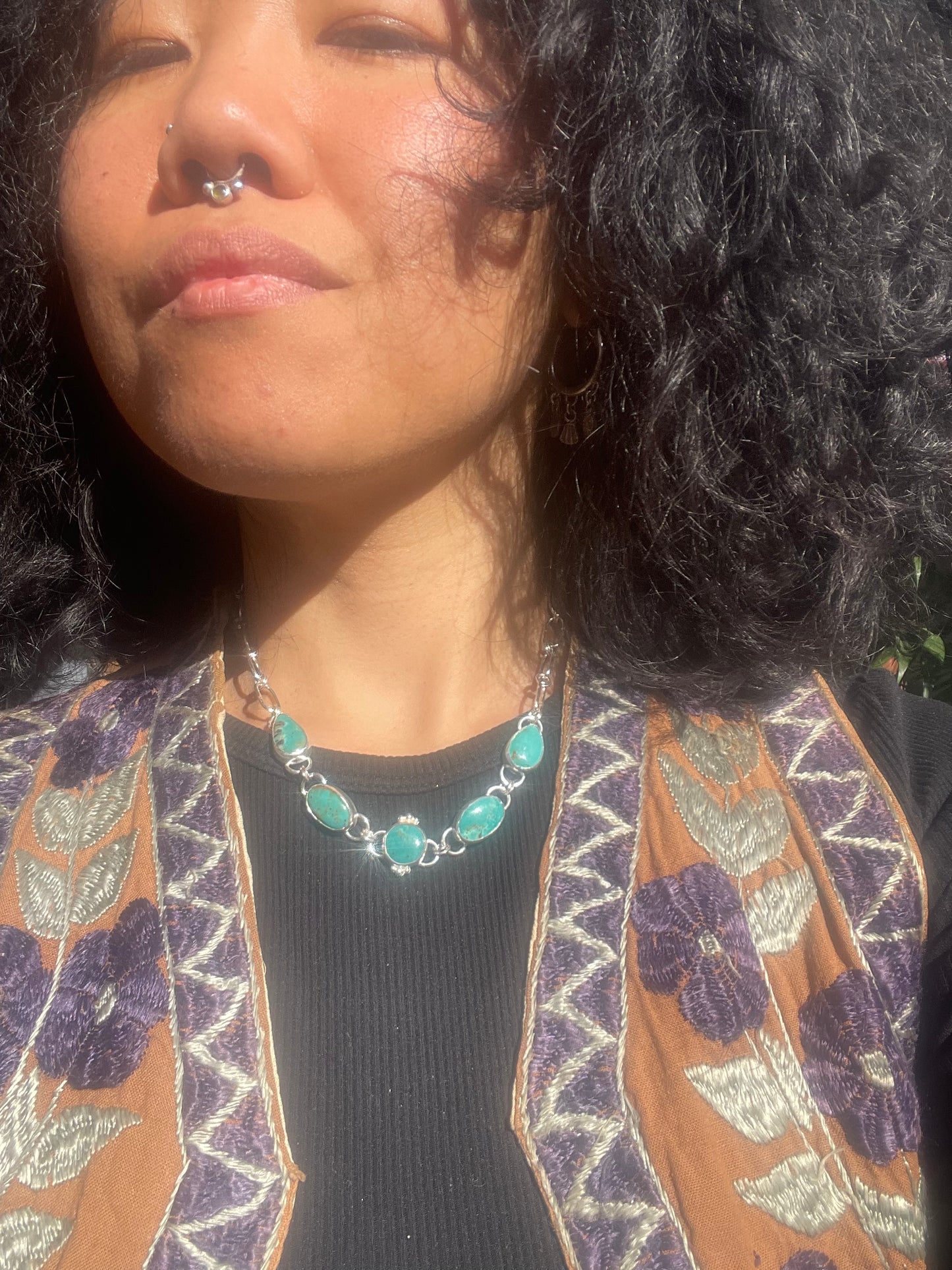 ~APACHE TURQUOISE CHOKER~