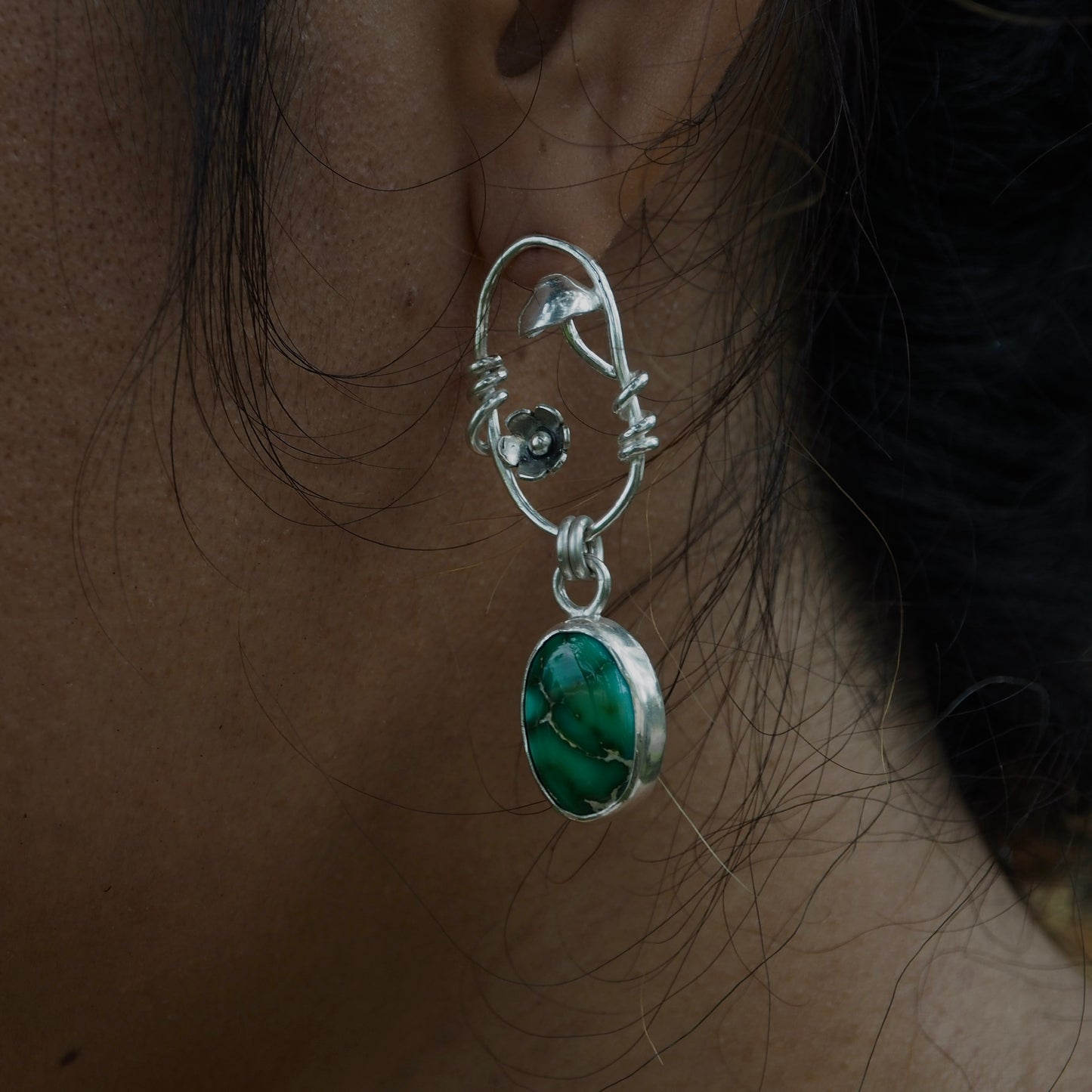 ~IN THE WOODS EARRINGS~ Sonoran Turquoise