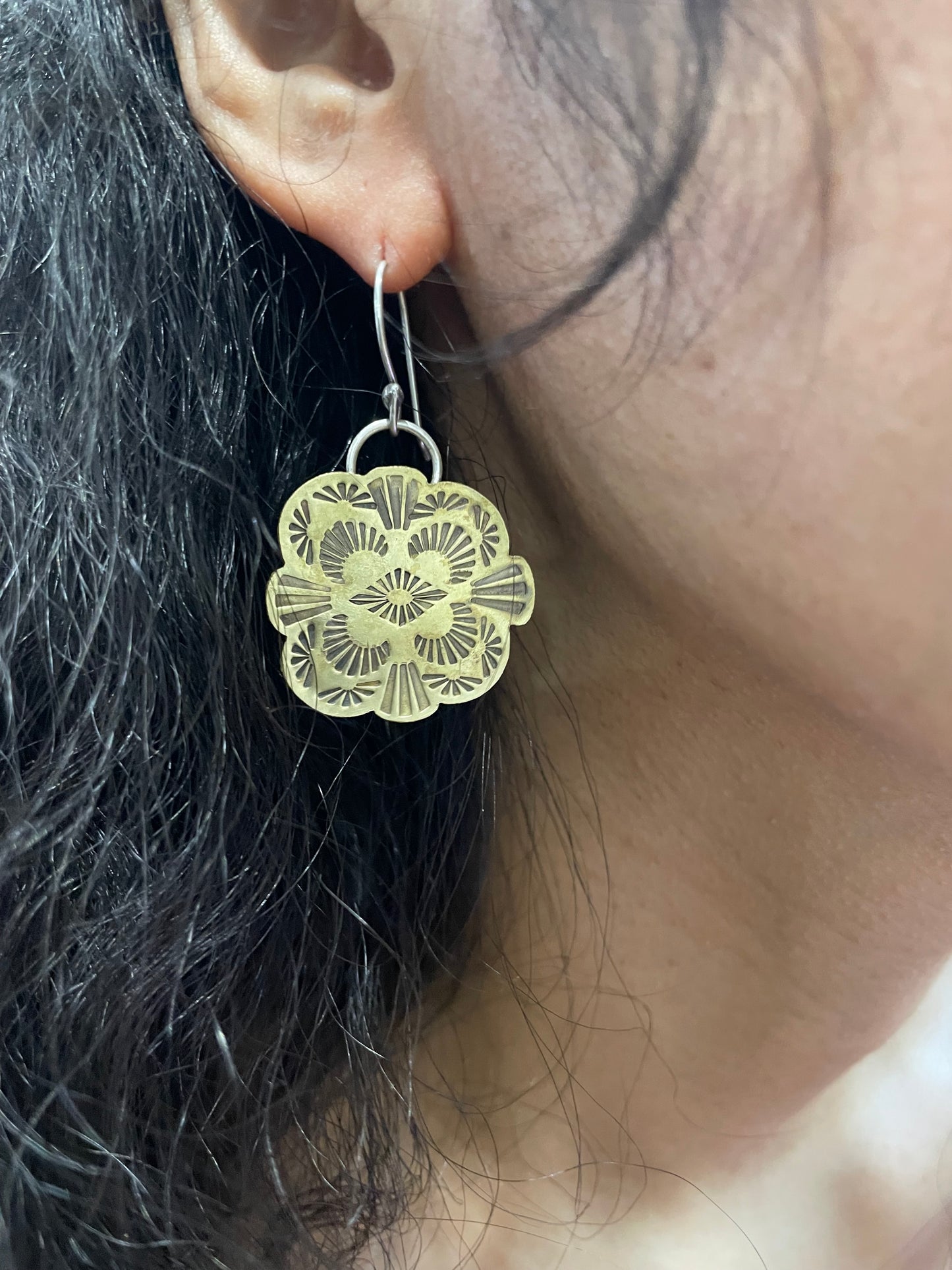 ~PLAYING WITH STAMPS EARRINGS~