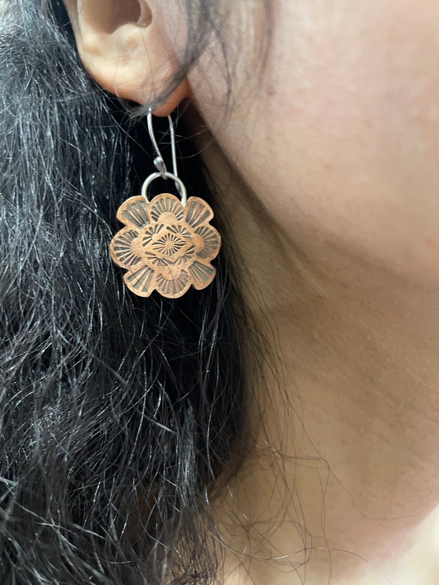 ~PLAYING WITH STAMPS EARRINGS~