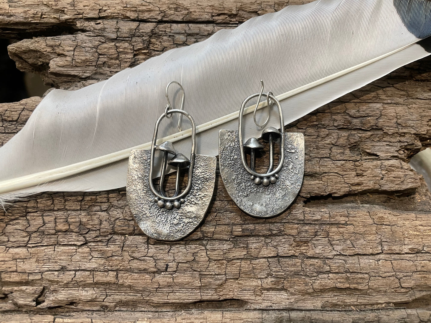 ~MICROORGANISM~ shroom earrings