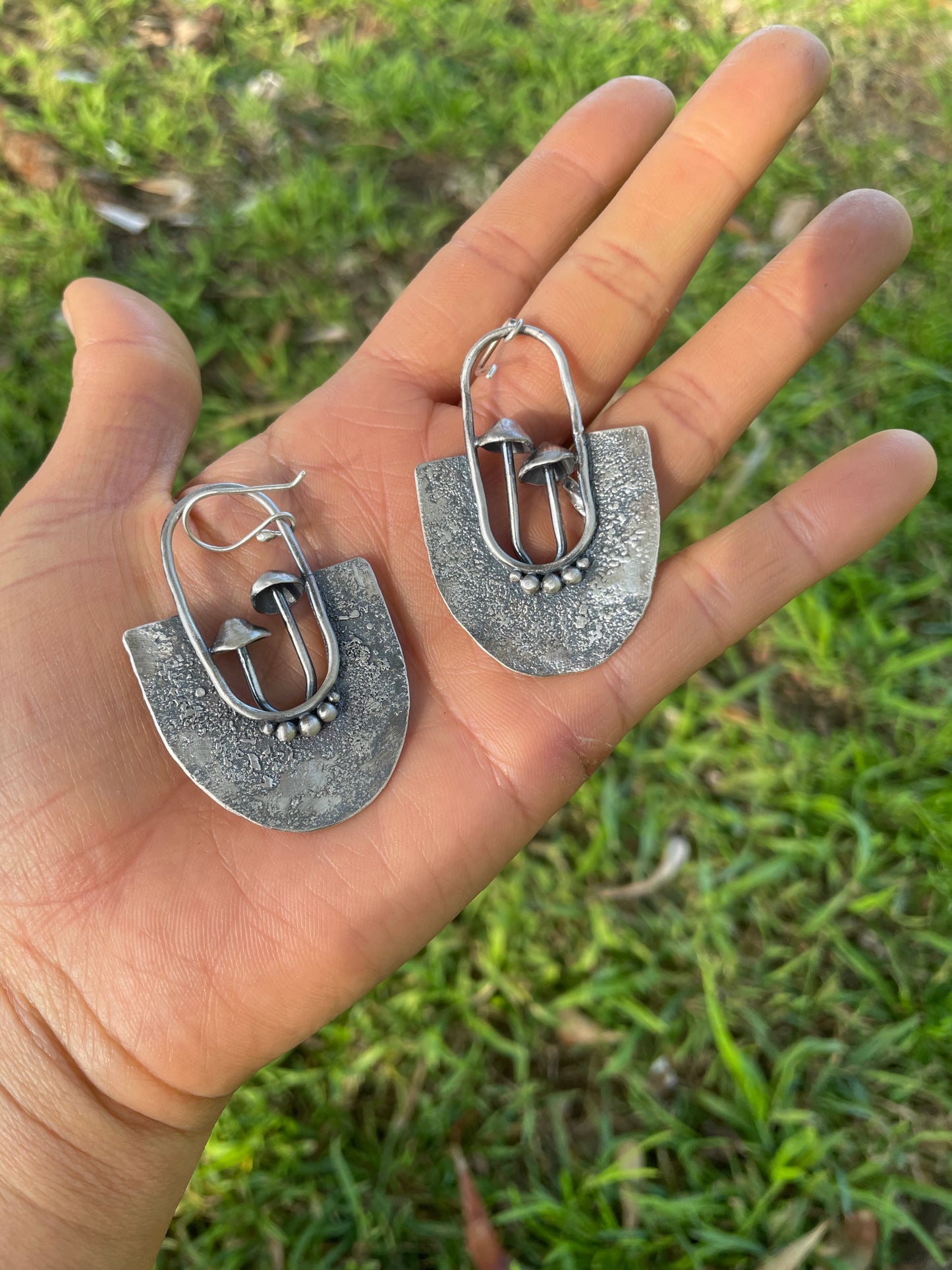 ~MICROORGANISM~ shroom earrings