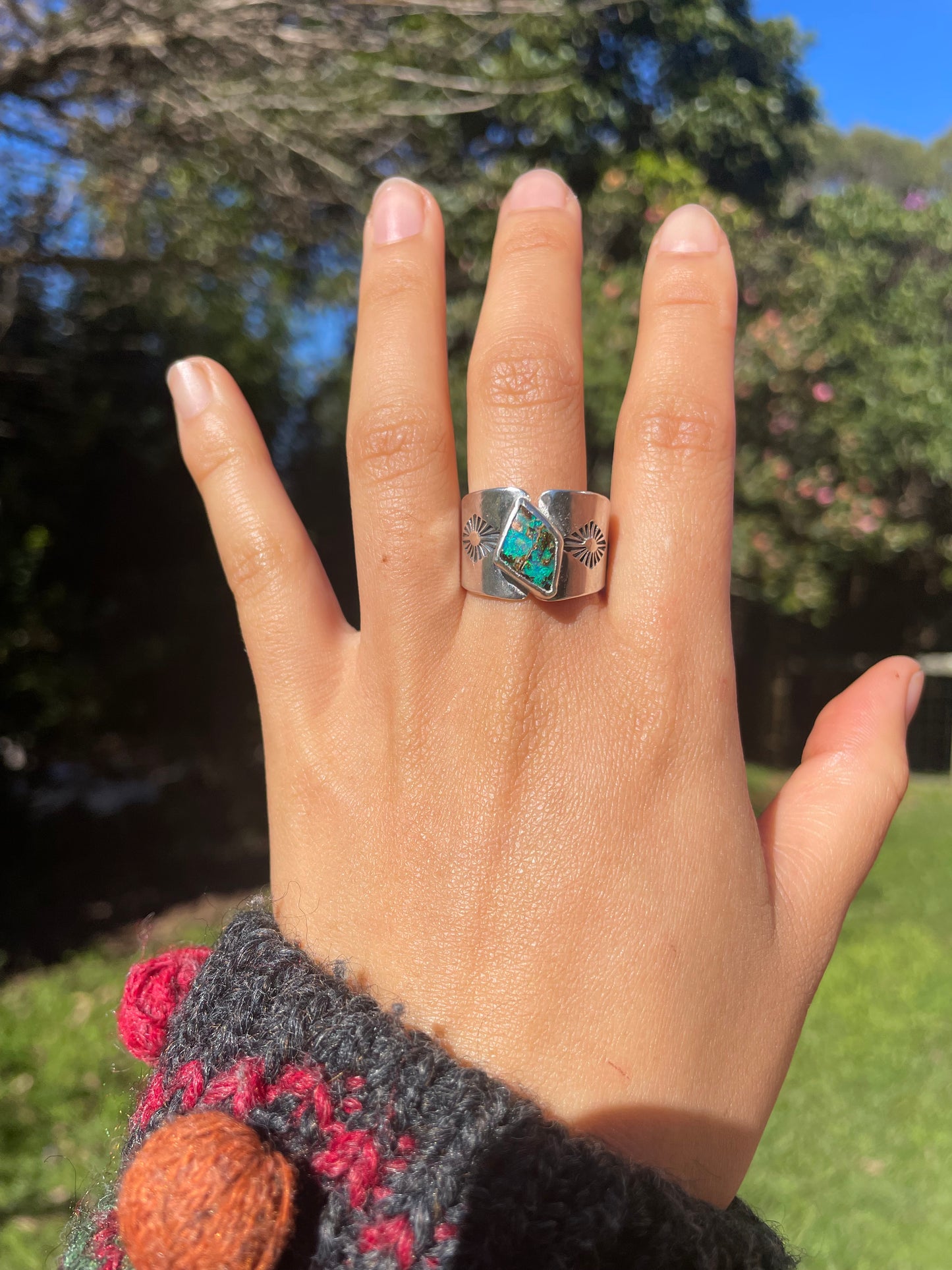 ~BLUE OPAL RING~