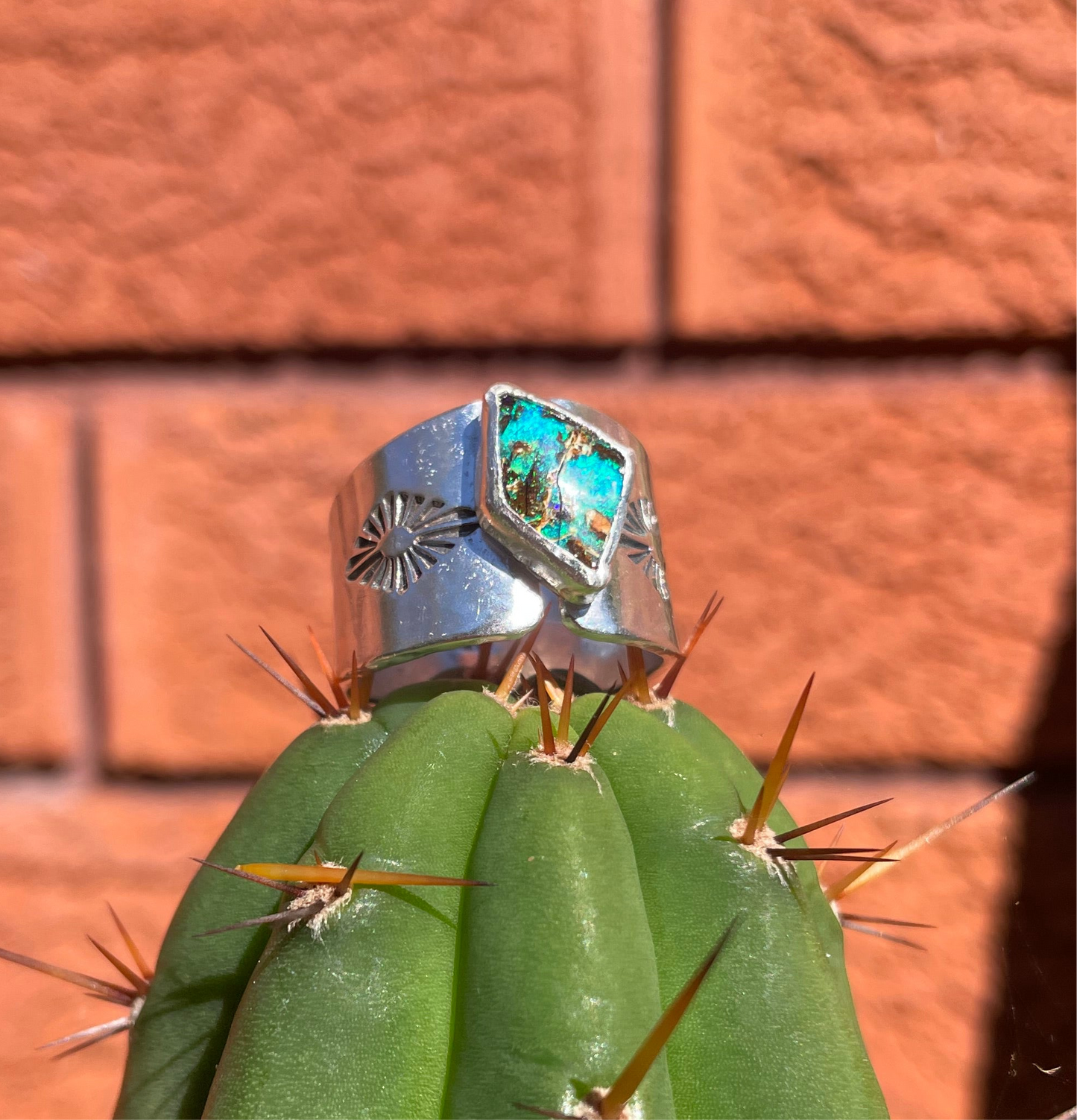 ~BLUE OPAL RING~