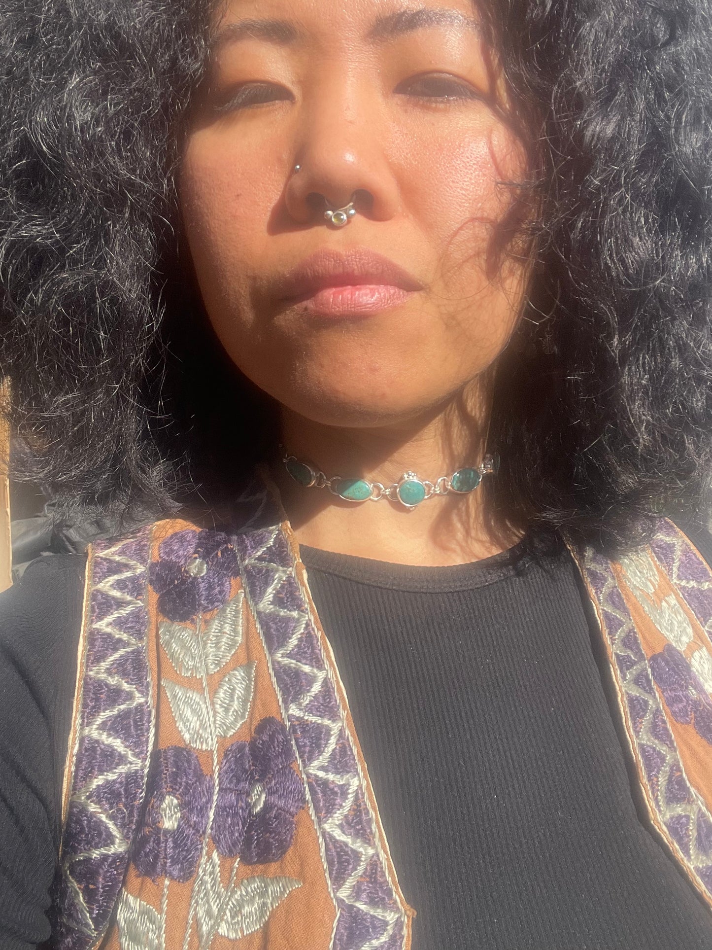 ~APACHE TURQUOISE CHOKER~
