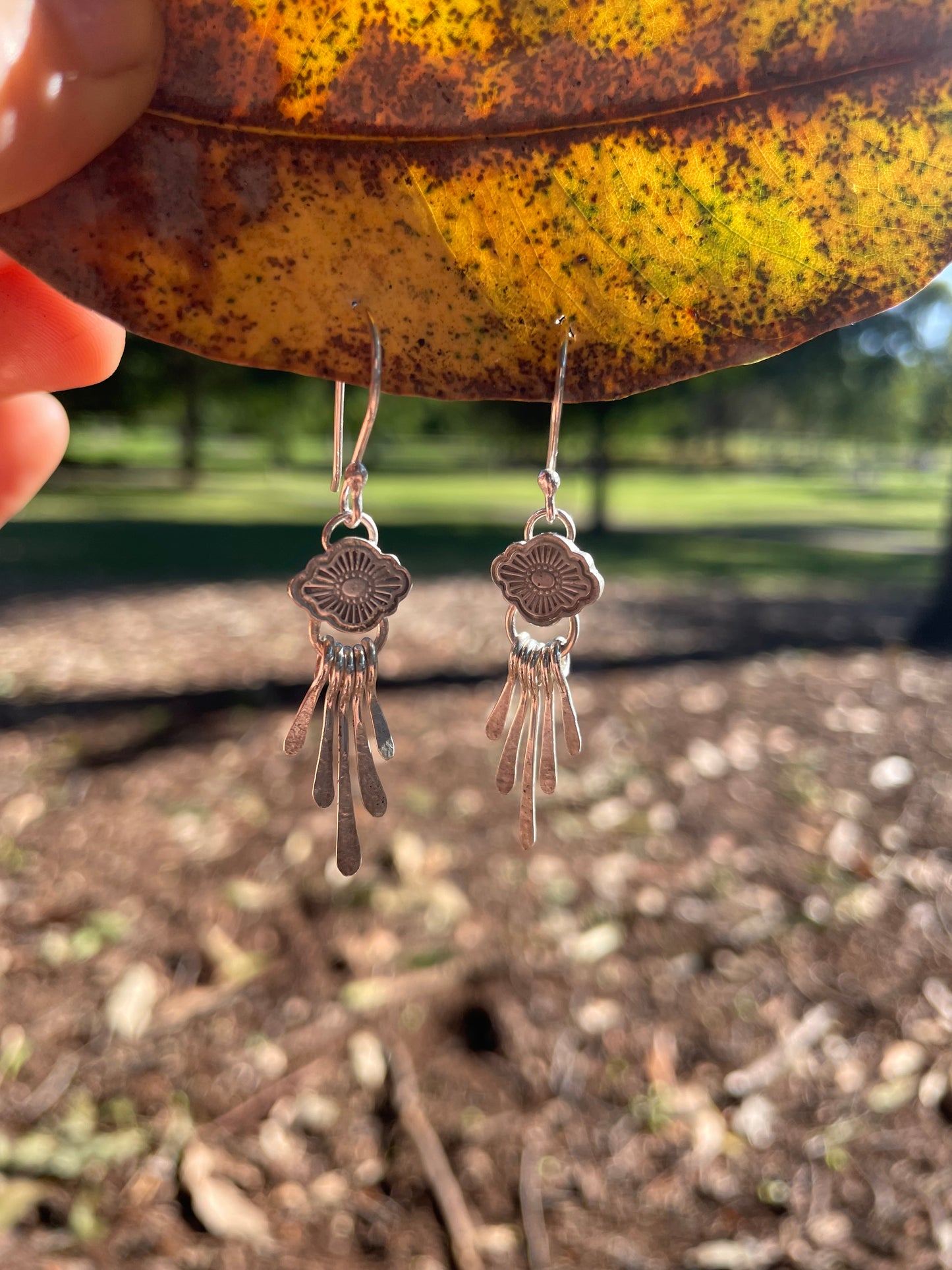 ~MINIMAL FRINGE EARRINGS~