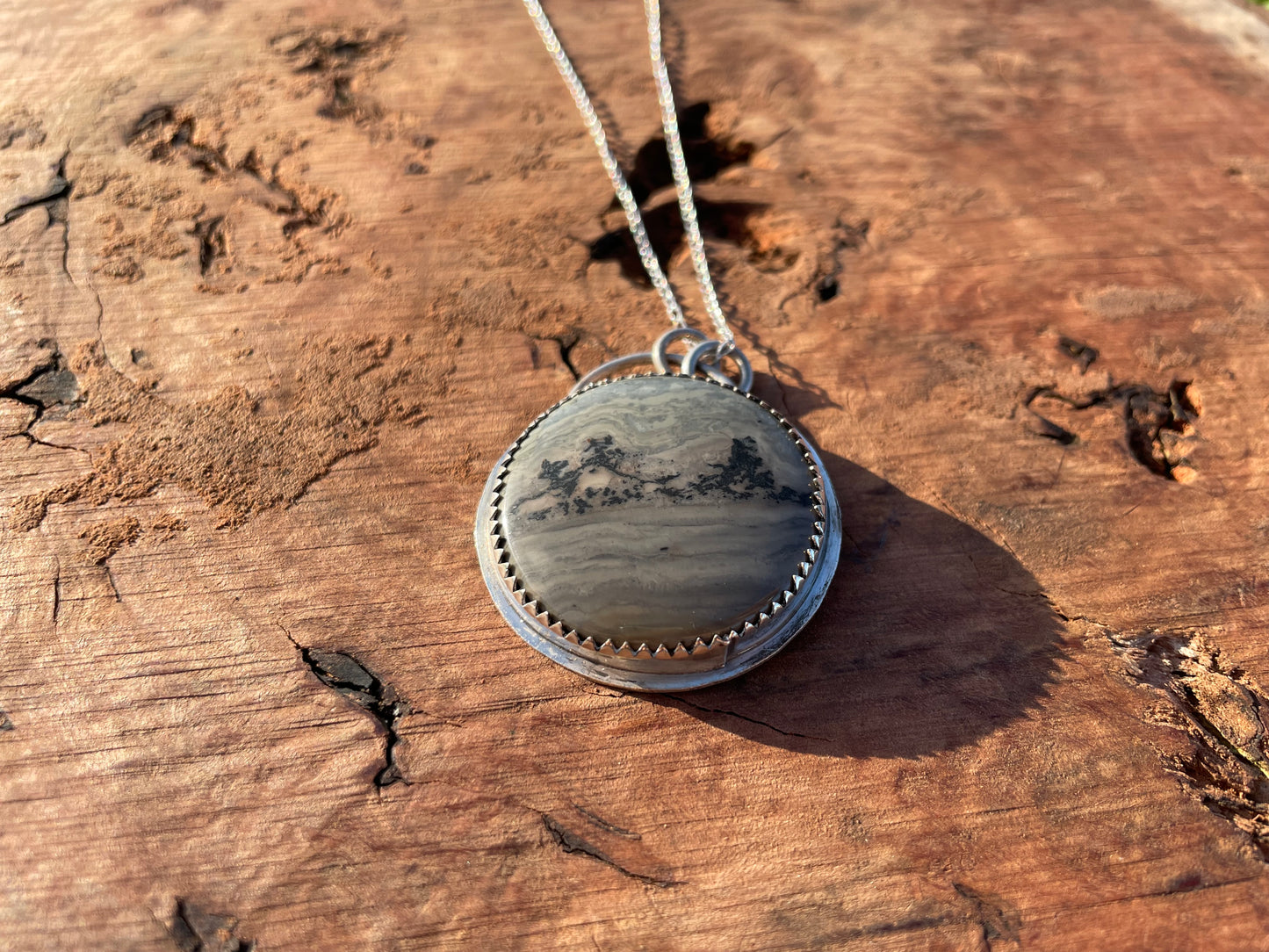 ~BLUE MOUNTAIN JASPER NECKLACE~