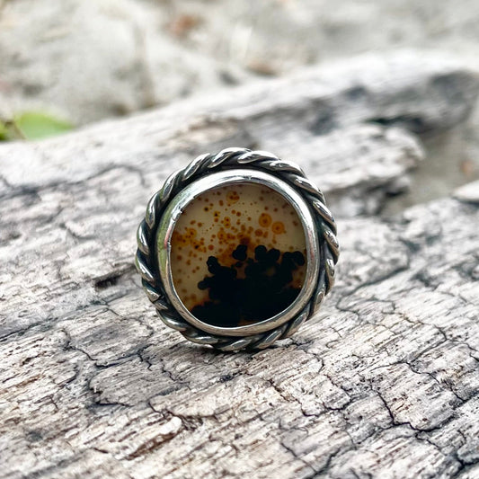 ~Dendritic Agate ring~