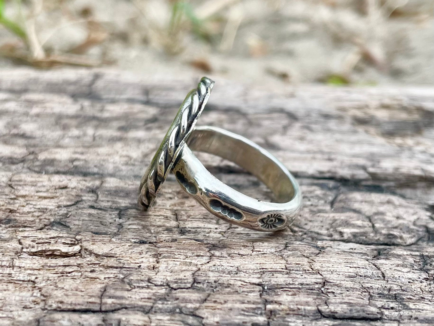 ~Dendritic Agate ring~SIZE6.25