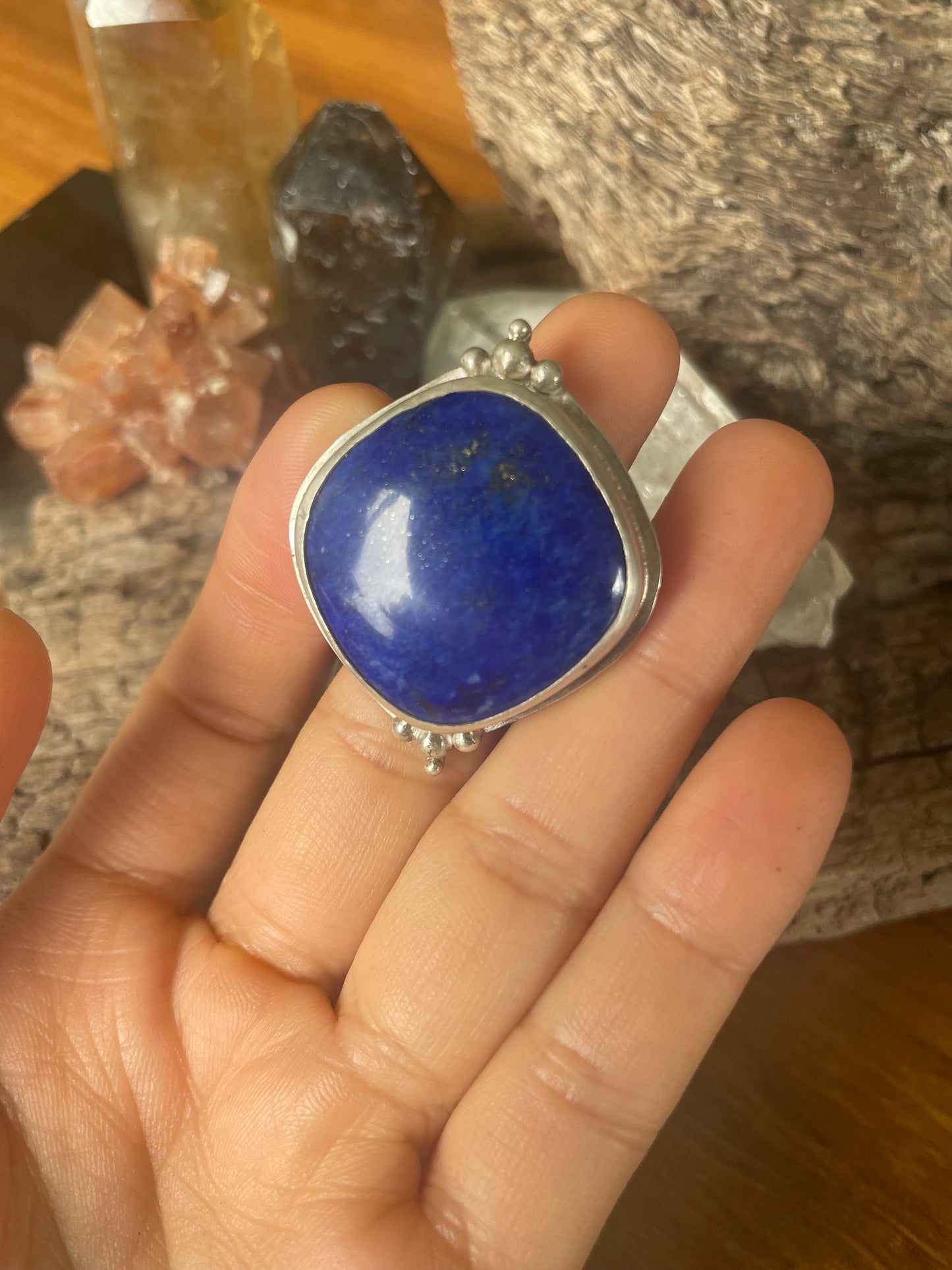 ~NIGHT SKY LAPIS LAZULI RING~ Size US6.5(M1/2)