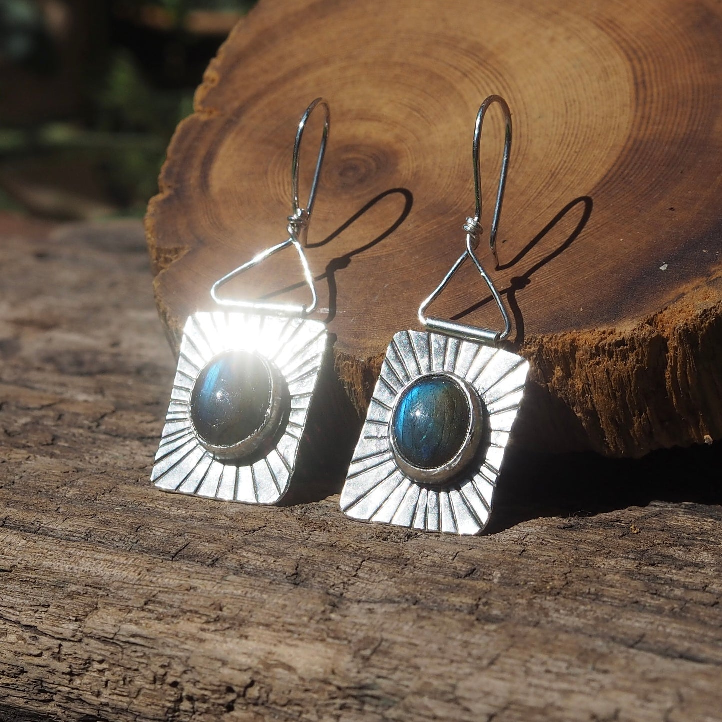 ~RAYS EARRINGS~ Blue Labradorite