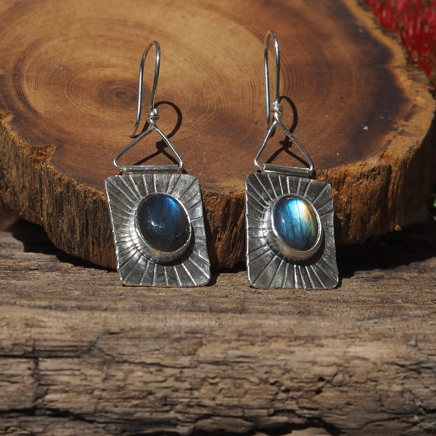 ~RAYS EARRINGS~ Blue Labradorite